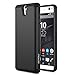 Sony Xperia C5 Ultra Case, MoKo [Shock Absorption] Slim Dual Layer Protective Case with Soft Silicone Bumper and Rigid PC Back Cover for Sony Xperia C5 Ultra 6.0 Inch (2015) - Black