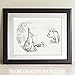 Stuck in The Rabbit Hole - Winnie The Pooh 11x14 Unframed Nursery Art Print