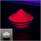 Blacklight Invisible Fluorescent Powder Pigment, Visible only at UV 365 nm Black Light Water Based (Red, 0.35 oz(10 g))