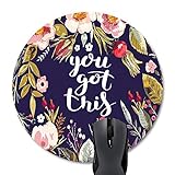 Wknoon You Got This Quote Cute Round Mouse