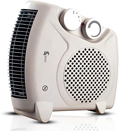 Sedol Electric Fan Heater - Portable Upright or Flatbed 2KW Electric Heater  with 2 Heating Adjustable Thermostat, Overheat Protection and Cooling  Option - Quiet Space Heater - Heaters for home price in