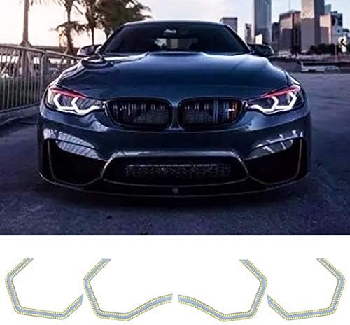 Car Bulbs 4 PCS 3W 6000K 180LM DC 12V Car Super Bright White Angel Eye Halo Ring Light Lamp for BMW 2/3/4/5 Series F30,F32(335i), F82/F80(M3/M4),M5/E90/E92