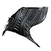 Strapon Face Neck Bound Leather -Davidsource Head Harness Slave Restraint Black Leather No Pungent Smell Corset Muzzle Posture BDSM Unisex Bondage Kit (18 Inches Neck Round, Black)