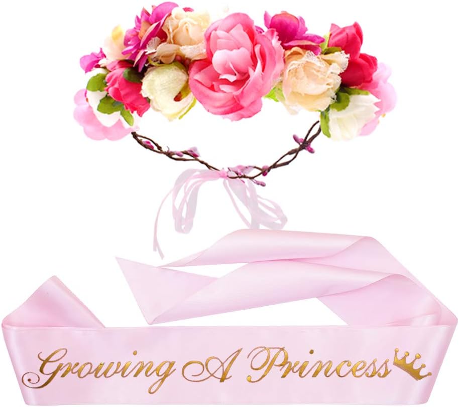 baby shower flower crown