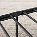 VECELO Metal Bed Frame Platform Mattress Foundation/Box Spring Replacement with Headboard & Footboard, Full, Black
