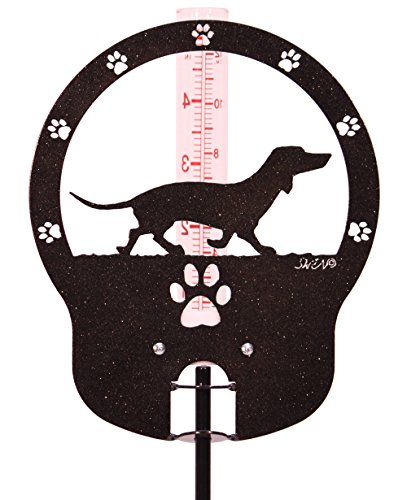 SWEN Products DACHSHUND Rain Gauge