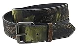 Mossy Oak Camouflage Leather Belt 1.5
