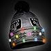Oakland Raiders Exclusive Busy Block Printed Light Up Beanie