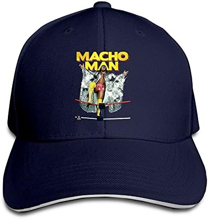 KIPoint Custome Adult REIGNS WWE SUMMER SLAM 2016 MACHO MAN Sandwich Hats Peaked Cap Navy