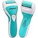 Sminiker Waterproof Electric Callus Remover Rechargeable Pedicure Tools with Extra Callus Shaver Grinding Head to Remove Dead Hard Cracked Skin and Reduce Calluses (Green)