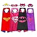 Hasaker Comics Cartoon Hero （4pcs）girl Dress Up Costumes Satin Capes with Felt Masks
