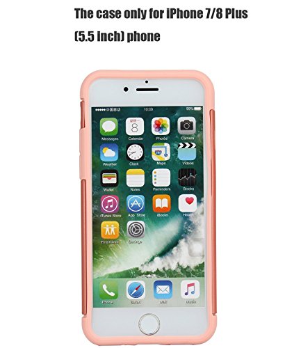 iPhone 7 Plus Case,iPhone 8 Plus Case,CaseHQ Extreme Heavy Duty Protective soft rubber TPU PC Bumper Case Anti-Scratch Shockproof Rugged Protection Cover for apple iPhone 7/8 Plus phone Black