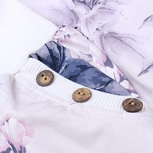vermers Women Fashion Print Threaded Pants - Women Casual Loose Bandwidth Wide-Leg Pants Trousers(5XL, White)