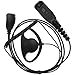 AOER D-Sharp Ear Hanger with PTT MIC for Motorola MOTOTRBO XPR-6300 XPR-6350 XPR-6380 XPR-6500 XPR-6550 XPR-6580 XPR-7350 XPR-7550
