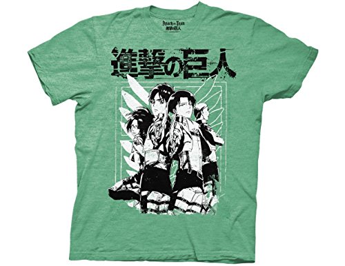 Ripple Junction Attack On Titan Scout Adult T-Shirt XL Green