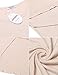 Hotouch Mens Hip Hop Irregular Hem Short Sleeve Tee (Light Khaki M)