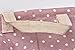 GreenForest Storage Round Basket with totes, Purple Dots