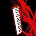 Excalibur Melodica - Transparent Series - Burning Red