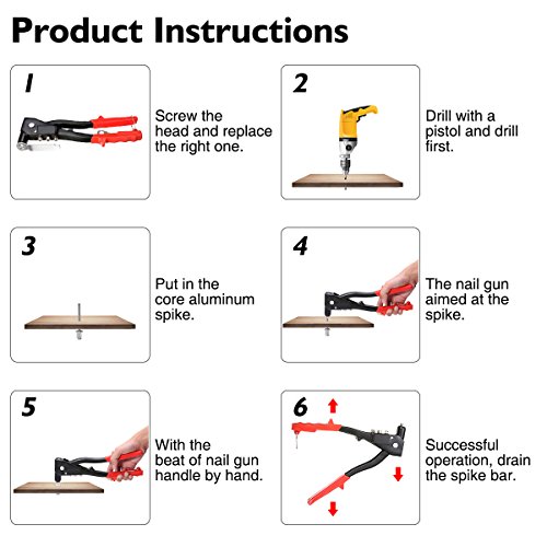 5 Audew+100+Piece+Riveter+Professional+Automotive