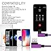 Boost Chargers 3-Pack 6FT Charging Cable Nylon Braided 90 Degree Fast Charging USB Power Charge & Sync Cord Compatible with iPhone XR XS MAX X iPhone 8 8Plus 7 Plus 6S 6S Plus 6 5 SE- Purple