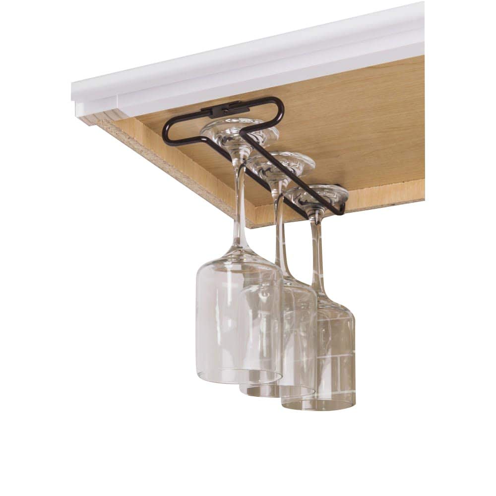 Best Wine Glass Rack Under Cabinet Bronze