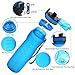 Homiguar Sports Water Bottle, Large Water Bottle, Flip Top with Locking Lid, Leak Proof, BPA Free, 36-Ounce - Blue