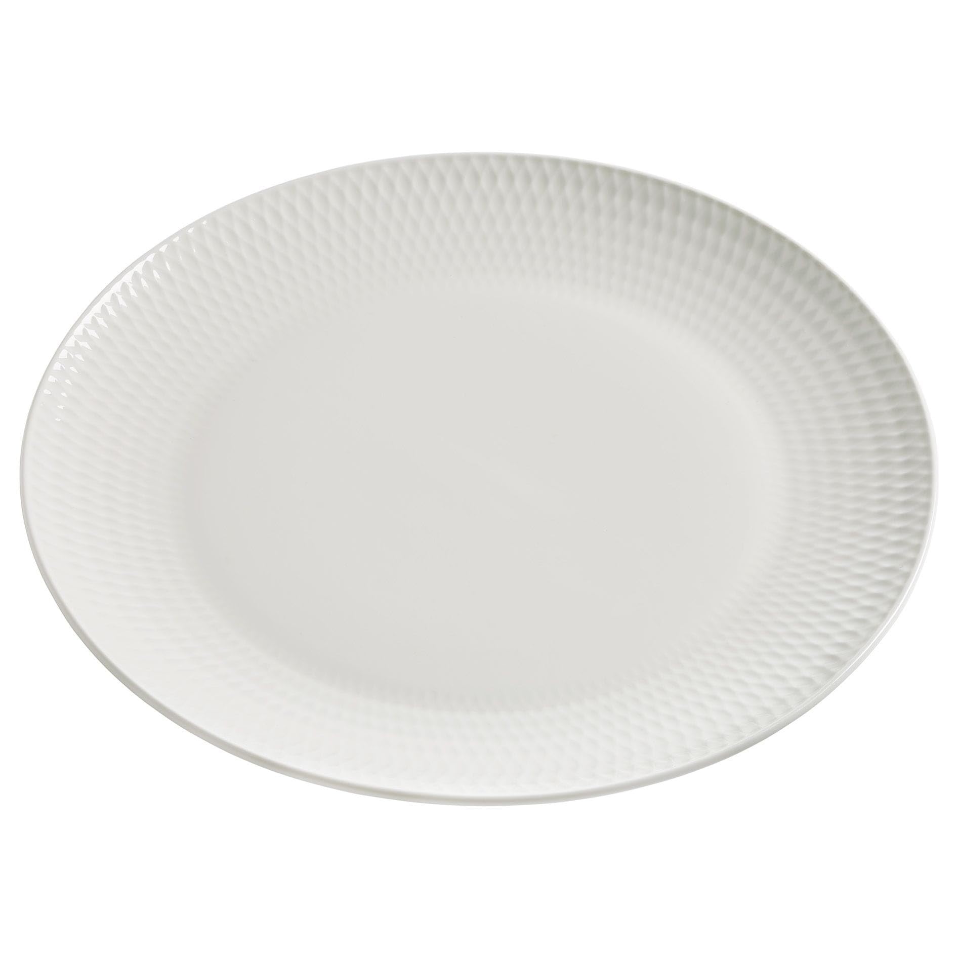 Maxwell & Williams DV0022 White Basics Diamonds Dinner Plate, Porcelain, White, 27 cm