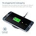 1byone Ultra-Slim Wireless Charger, Wireless Charging Station for Samsung Galaxy S7/S6/Edge/Plus, Note 5, Nexus 4/5/6/7, Nokia Lumia 920, LG Optimus Vu2 and All Qi-Enabled Devices, Black