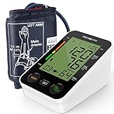 TEC.BEAN Blood Pressure Monitor Cuff Kit with Large LCD Display and Heart Rate Detection, FDA-Certified