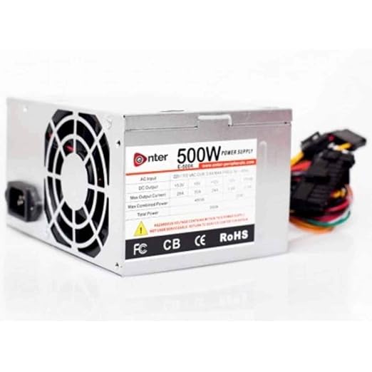 Amazon.in Buy Enter E500B 500Watt Computer Power Supply (Black