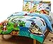 Utopia Bedding All Season Jungle Animal ABC Letter Comforter Set with 2 Pillow Cases - 3 Piece Soft Brushed Microfiber Kids Bedding Set for Boys/Girls – Machine Washable (Twin/Twin XL)