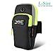 KEYNICE Sports Armband Double Pockets Multifunctional Outdoor Arm Bag for iPhone 7 6 Plus 6s 6, Samsung Note 5 4 3, Nexus 5 and Less Than 5.8 inches Cell Phones - L Size, Black