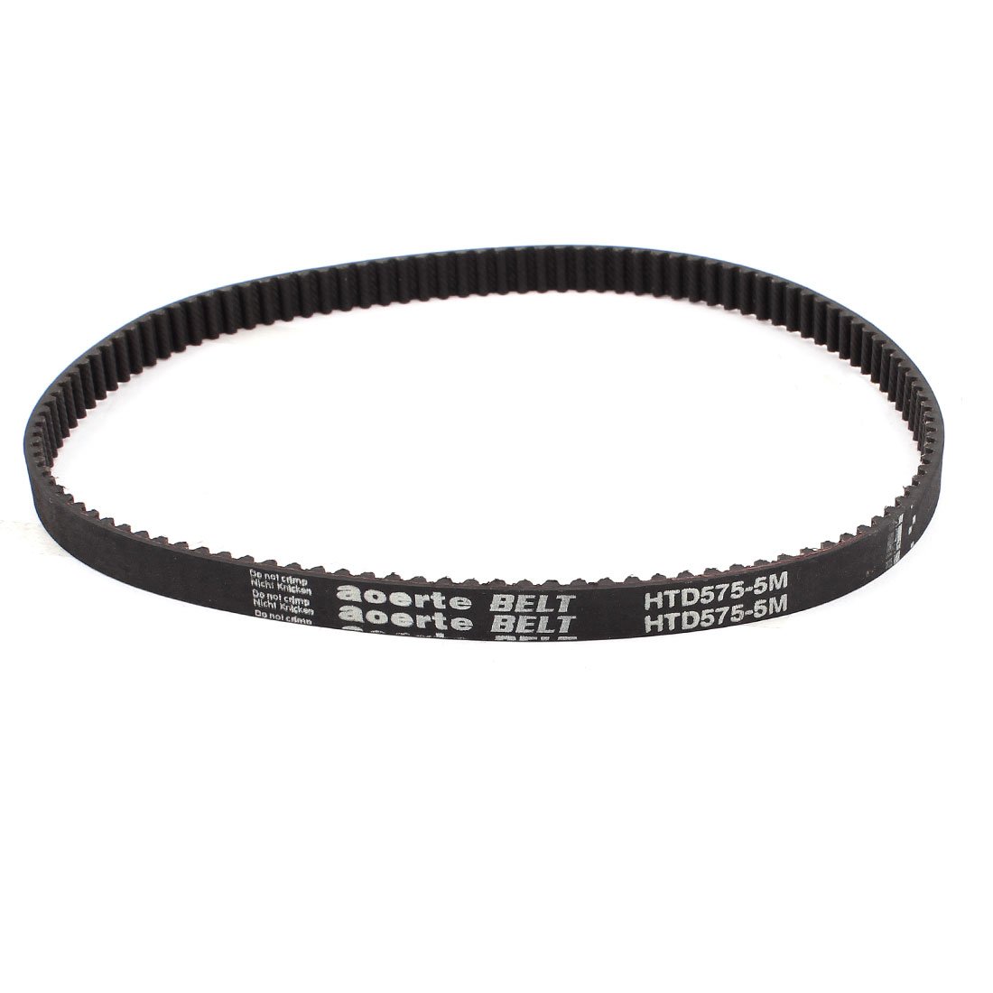 sourcingmap HTD575-5M 10mm Width 5mm Pitch Synchronous Timing Belt for 3D Printer