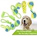 Petony Dog Toys, Interactive Chewing Rope Ball Toys Set for Small Puppies and Medium Dogs Pack of 8,with a Cute Pet Slipper