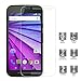 Moto G (3rd Gen) Tempered Glass Screen Protector, PLESON Motorola Moto G 3rd Generation Screen Protector [Lifetime No-Hassle Warranty] 0.3mm Premium HD Clear Glass Screen Protector for Moto G3