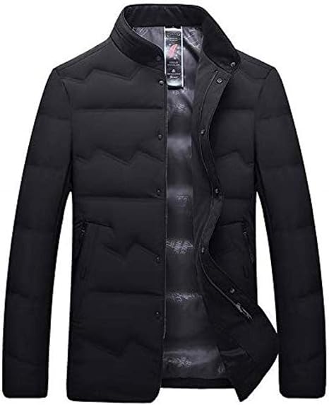 Ffyyjj冬メンズビジネスウォームダウンジャケットコートプラス肥料と脂肪脂肪無地コールドダウンジャケット コート ジャケット 通販 Amazon