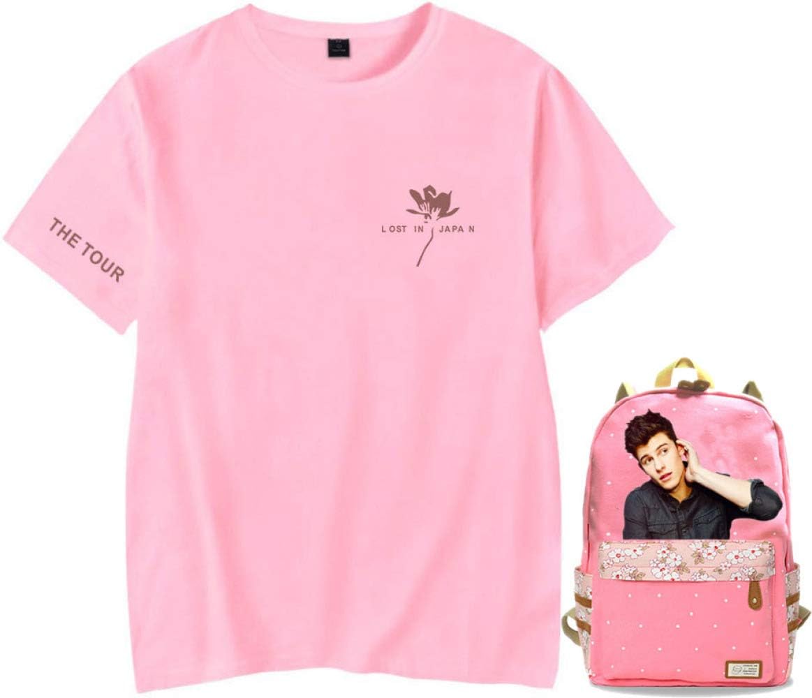 Shawn Mendes Fashion Creative Backpack T Shirt Concert Gift Campus Tee School Bag New Week Pink Modern Amazon Co Uk Diy Tools