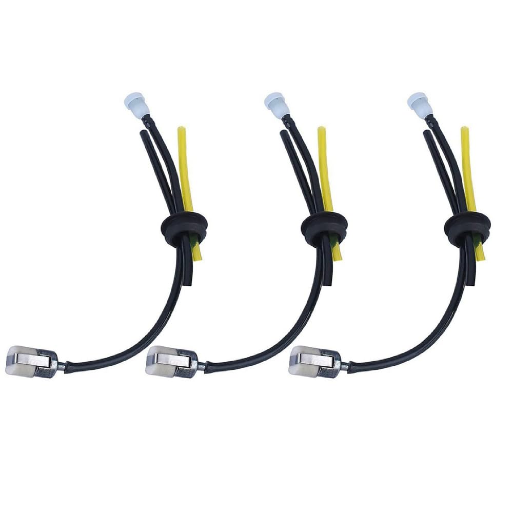 3 Pcs Strimmer Fuel Pipe, Universal Grass Trimmer Fuel Line, Lawnmower Fuel Hose Pipe Replacement Parts for Echo GT200EZR GT201EZR GT200i