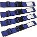 TRANVERS Travel Straps Luggage Straps Suitcases Baggage Strap Sturdy 4-Pack Blue