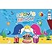 Yeele 6x4ft Background for Photography Birthday Backdrop Undersea World Nautical Cartoon Whale Shark Starfish Seahorse Color Cake Party Decoration Banner Baby Boy Girl Portrait Photo Booth Props