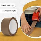 ARVO Brown Packing Tape 48mm x 60m Low Noise Durable Parcel Tape view 4