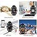 Padcod V8 Sports Smartwatch Bluetooth 4.0 Message Push, Sedentary Reminder, Pedometer, Sleep Monitoring Wristband for iOS/Android Phone (Black+Black)