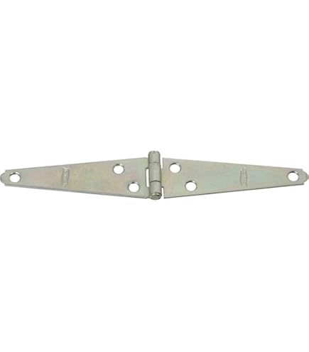 National Hardware N127-969 282 Heavy Strap Hinges in Zinc, 4