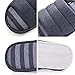 Memorygou Cozy Womens/Mens Home Slippers, Memory Foam Casual Indoor Outdoor Shoes with Open-Toe, Grey, 11-Oct