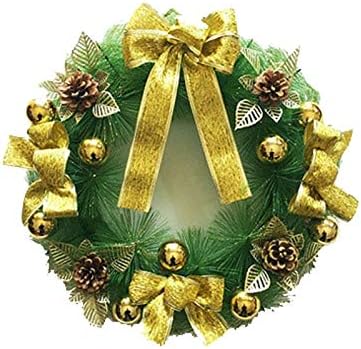 Addobbi Natalizi Amazon.Qawsed Addobbi Natalizi Ghirlanda Di Natale 30 Centimetri D Oro Aghi Di Pino Porta Appesa Layout Di Scena Di Natale Autoadesivo Della Parete Della Finestra Amazon It Casa E Cucina