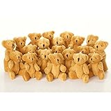 NEW 15 X Little BROWN Teddy Bear Cute Soft Cuddly - Gift Present Birthday Xmas