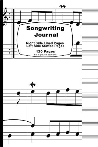 Songwriting Journal Black Notes Cover Lined Ruled Paper And Staff Manuscript Paper For Music Notes Lyrics Or Poetry For Musicians Students Journal 120 Pages 6 X 9 15 24 X 22 86 Cm Songwriting Journal Black Notes Cover Lined Ruled Paper And Staff Manuscript Paper For Music Notes Lyrics Or Poetry For Musicians Students Journal 120 Pages 6 X 9 15 24 X 22 86 Cm