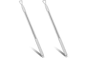 Styquenzer 2 Pcs Scratch off Tool Lottery Scratcher Tool Scratch off Tool Multi-used Lotto Scratcher Label Scraper Metal Lottery Ticket Scratcher Tool Lotto Scratcher Tool Silver