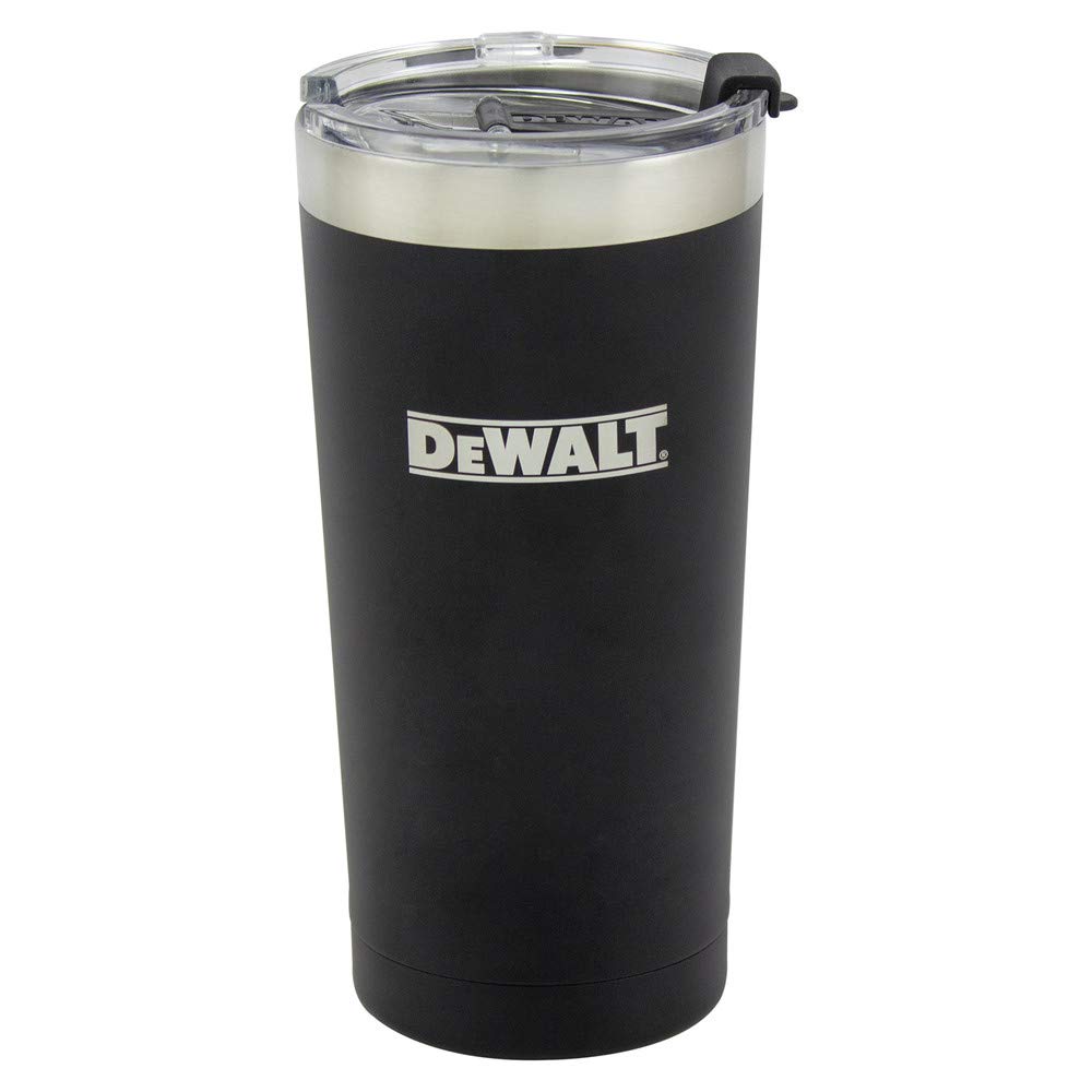 DEWALT Unisex's DXC20OZTBS Travel Tumbler, Black, 20 Ounce