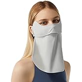 Sun UV Face Mask UPF50+ Neck Gaiter Scarf Breathable Cooling Face Cover for Outdoor Activities